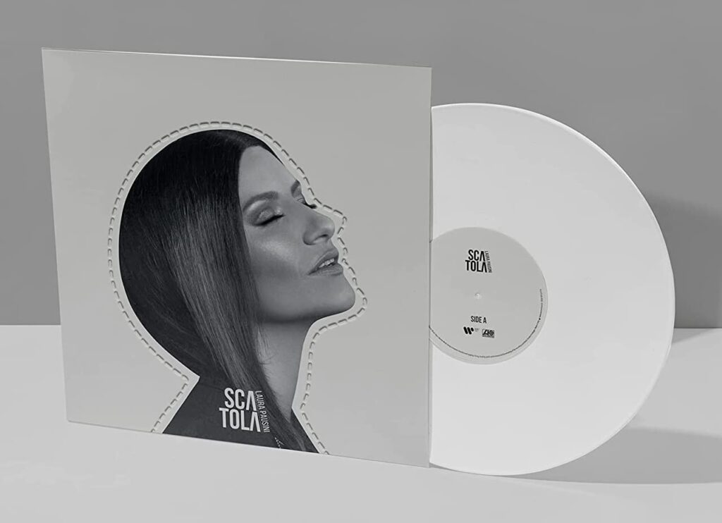 Vinilo de Laura Pausini - Scatola (White). 12" Maxi-Single