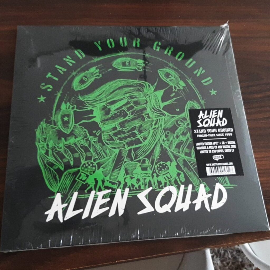 Vinilo de Alien Squad - Stand Your Ground (Green). LP 