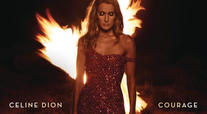 Vinilo de Celine Dion – Courage (Ruby Red). LP2
