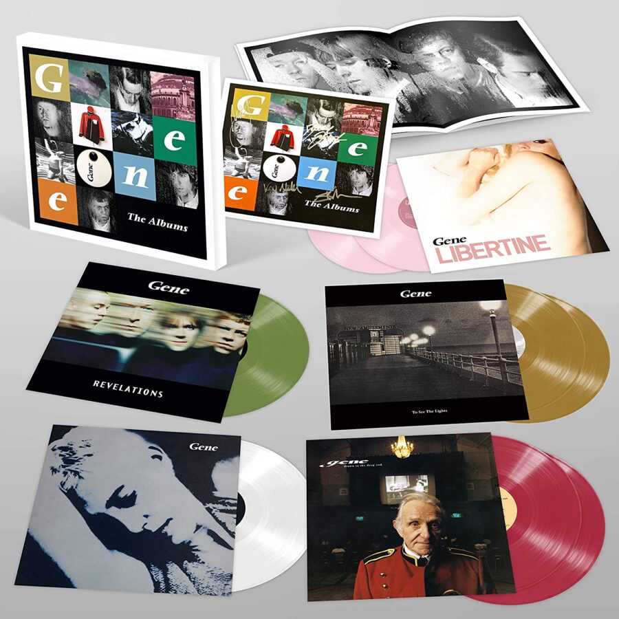 Vinilo de Gene – The Albums (Colored). Box Set