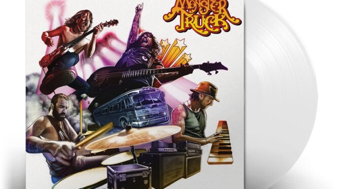 Vinilo de Monster Truck – True Rockers (White). LP