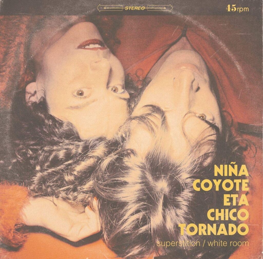 Vinilo de Niña Coyote Eta Chico Tornado – Superstition / White Room. 7" Single