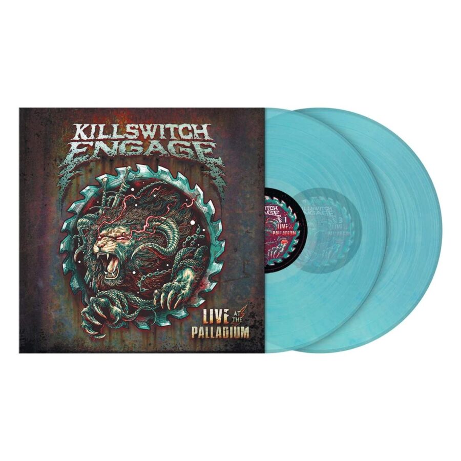 Vinilo de Killswitch Engage ‎– Live At The Palladium (Clear Sky Blue Marbled). LP2
