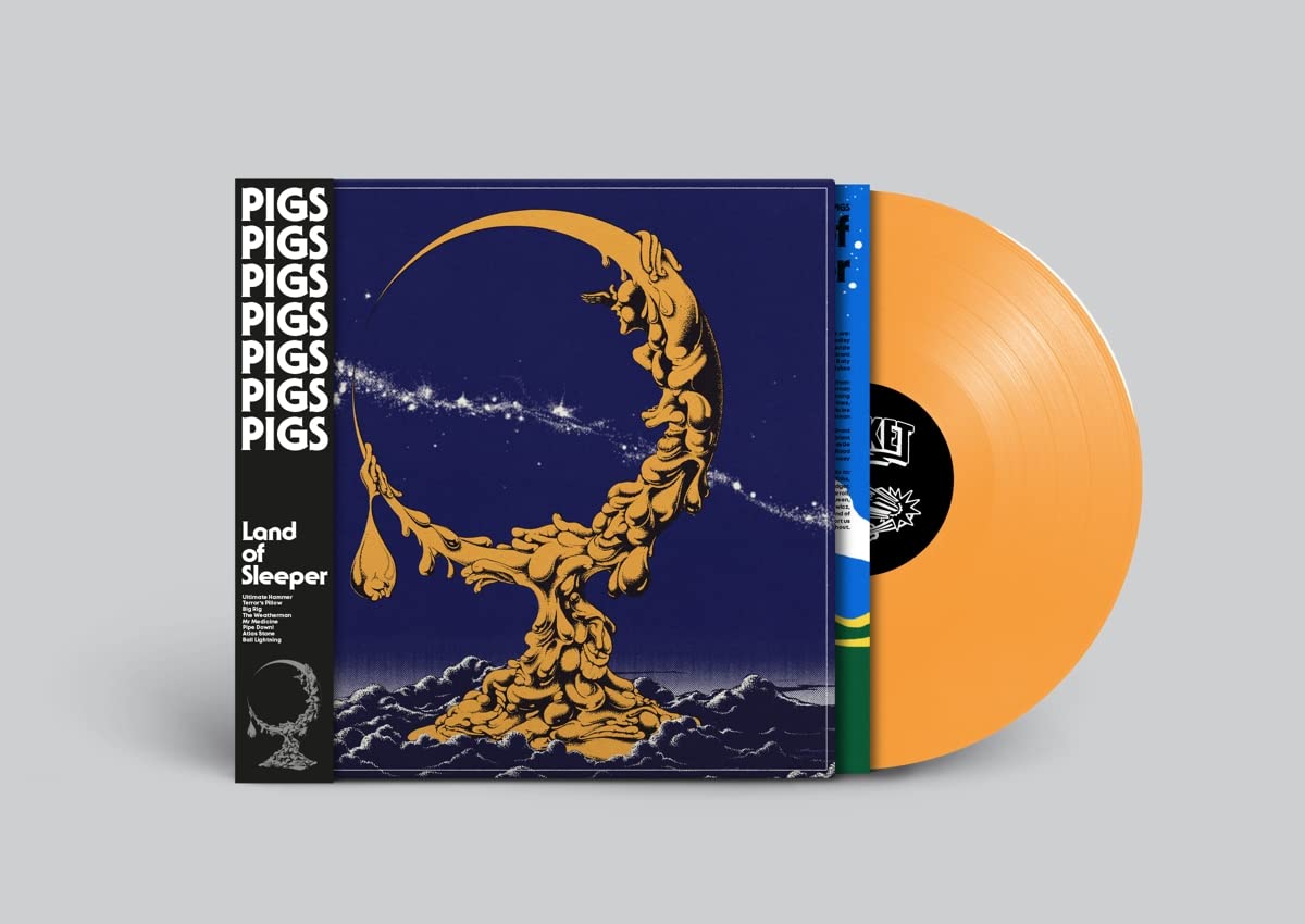 Vinilo de Pigs Pigs Pigs Pigs Pigs Pigs Pigs - Land of Sleeper/Lucid Dreaming (Blue / Black Splatter). LP