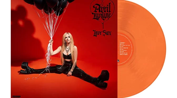 Vinilo de Avril Lavigne - Love Sux (Orange). LP