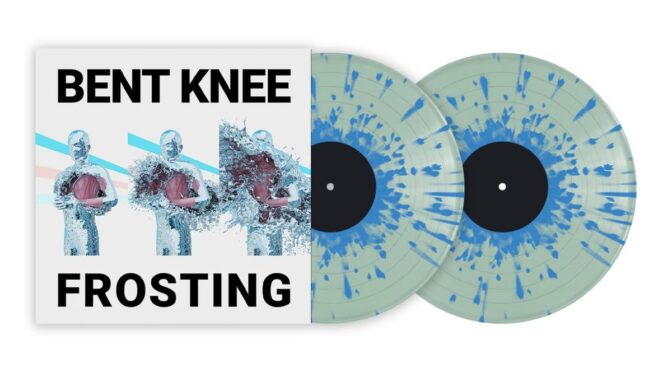 Vinilo de Bent Knee – Frosting (Clear/Blue Splatter). LP2