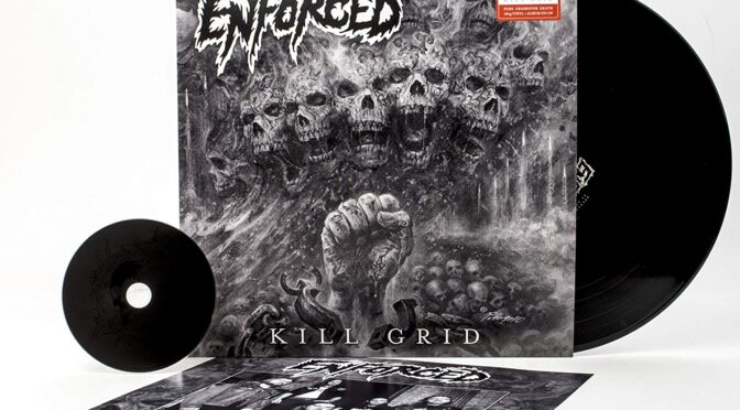 Vinilo de Enforced – Kill Grid. LP+CD