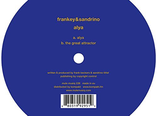 Vinilo de Frankey & Sandrino ‎– Alya. 12" EP