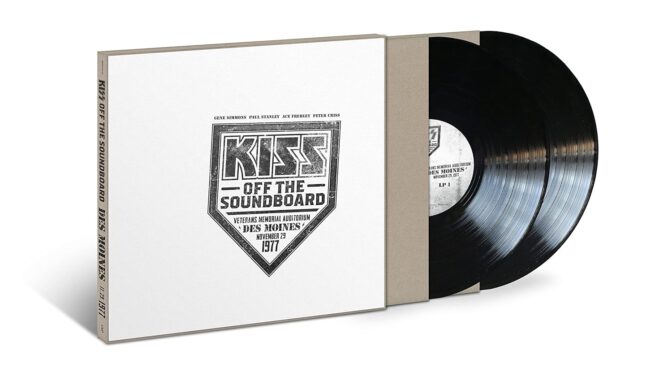 Vinilo de Kiss – Off The Soundboard Live in Des Moines (Black). LP2