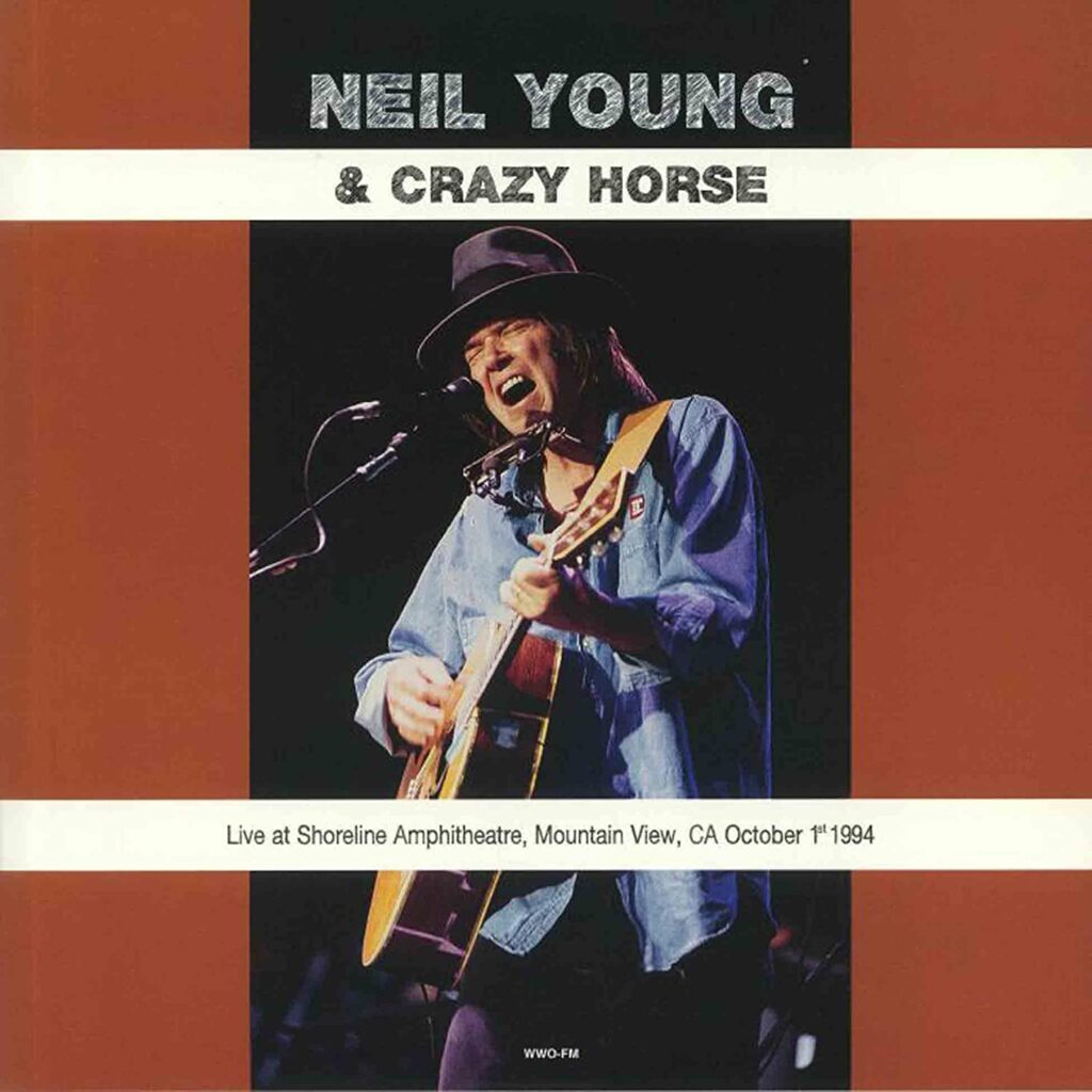 Vinilo de Neil Young & Crazy Horse – Live At Shoreline Amphitheatre, Mountain View, CA October 1st 1994 (Unofficial-Black). LP