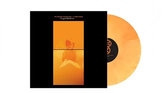Vinilo de The Dillinger Escape Plan Feat. Mike Patton – Irony Is a Dead Scene (Orange). LP