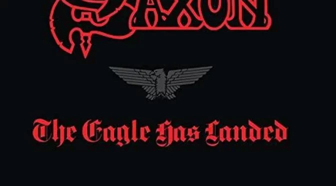 Vinilo de Saxon – The Eagle Has Landed: Live 1999 (Red & Black Splatter). LP