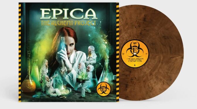 Vinilo de Epica – The Alchemy Project (Clear/Red/Black Marbled). LP