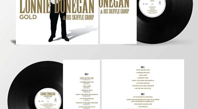 Vinilo de Lonnie Donegan – Gold Black. LP2