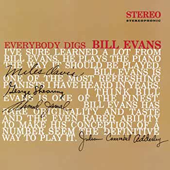 Vinilo de Bill Evans – Everybody Digs. LP