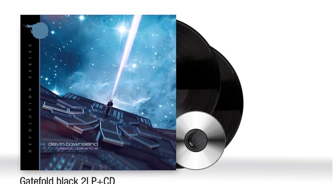 Vinilo de Devin Townsend – Galactic Quarantine (Black). LP2+CD