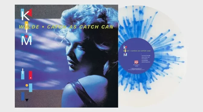 Vinilo de Kim Wilde – Catch As Catch Can (Clear With Blue Splatter). LP