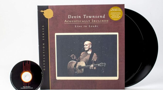 Vinilo de Devin Townsend – Acoustically Inclined, Live In Leeds (Black). LP2+CD
