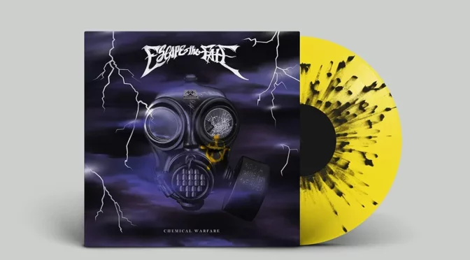Vinilo de Escape The Fate – Chemical Warfare (Yellow). LP+CD