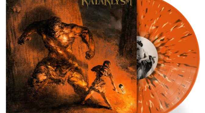 Vinilo de Kataklysm – Goliath (Orange W/ Black White Splatter). LP