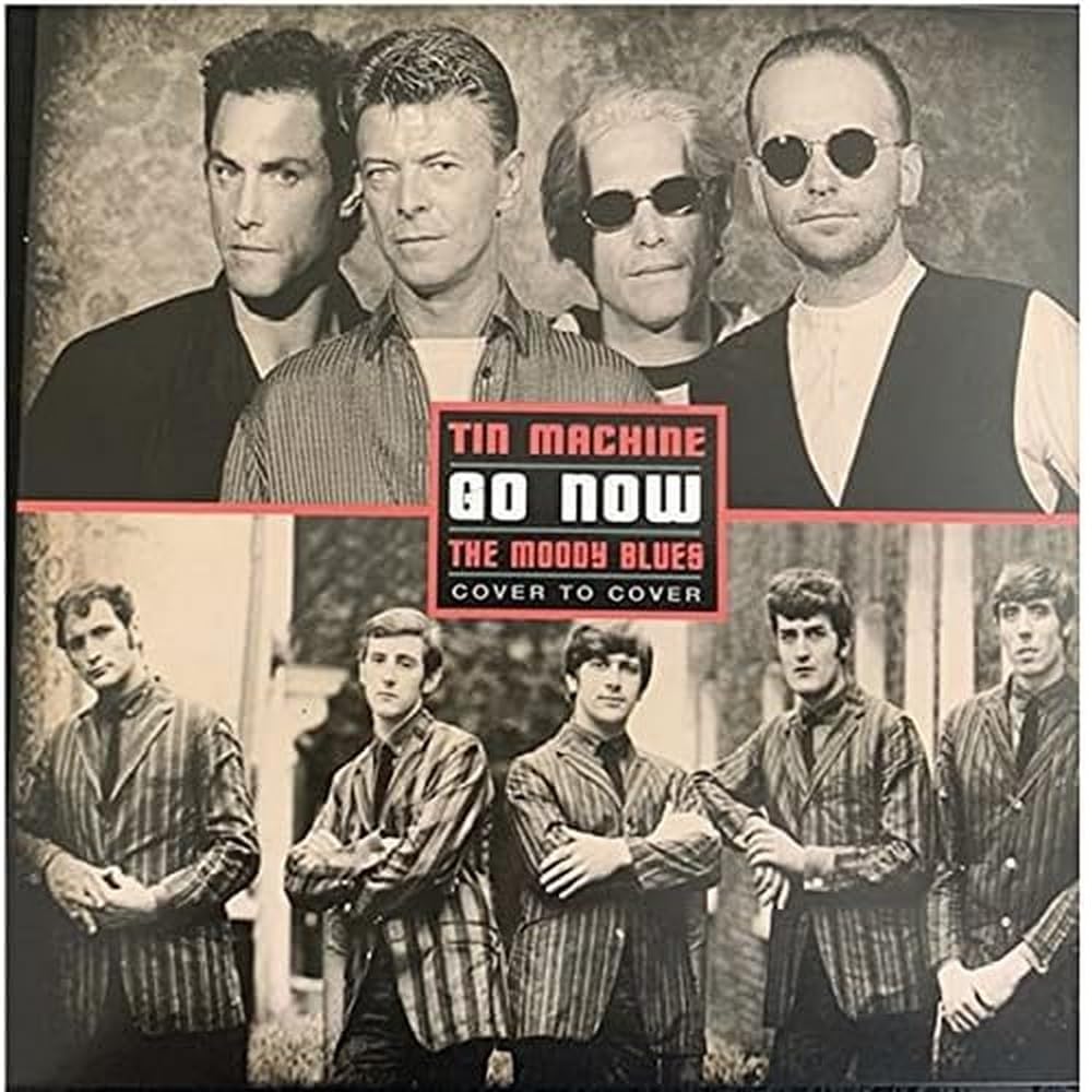 Vinilo de Tin Machine / The Moody Blues – Go Now (Unofficial-Translucent Red). 7" Single