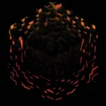 Vinilo de C418 – Minecraft – Volume Beta (Vinyle Splatter Rouge, Orange & Jaune). LP