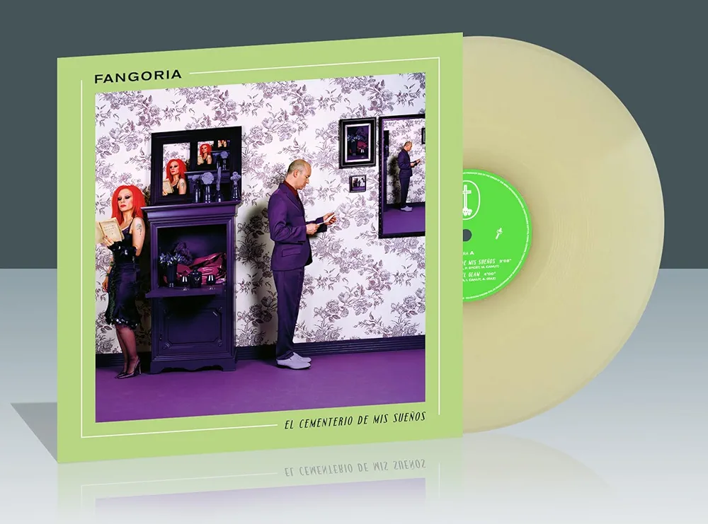 Vinilo de Fangoria – El Cementerio De Mis Sueños (Cream Clear). 12" Maxi-Single