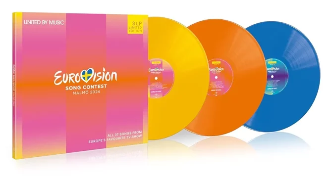 Amazon Eurovision Song Contest Malmo 2024 (Colored). LP3