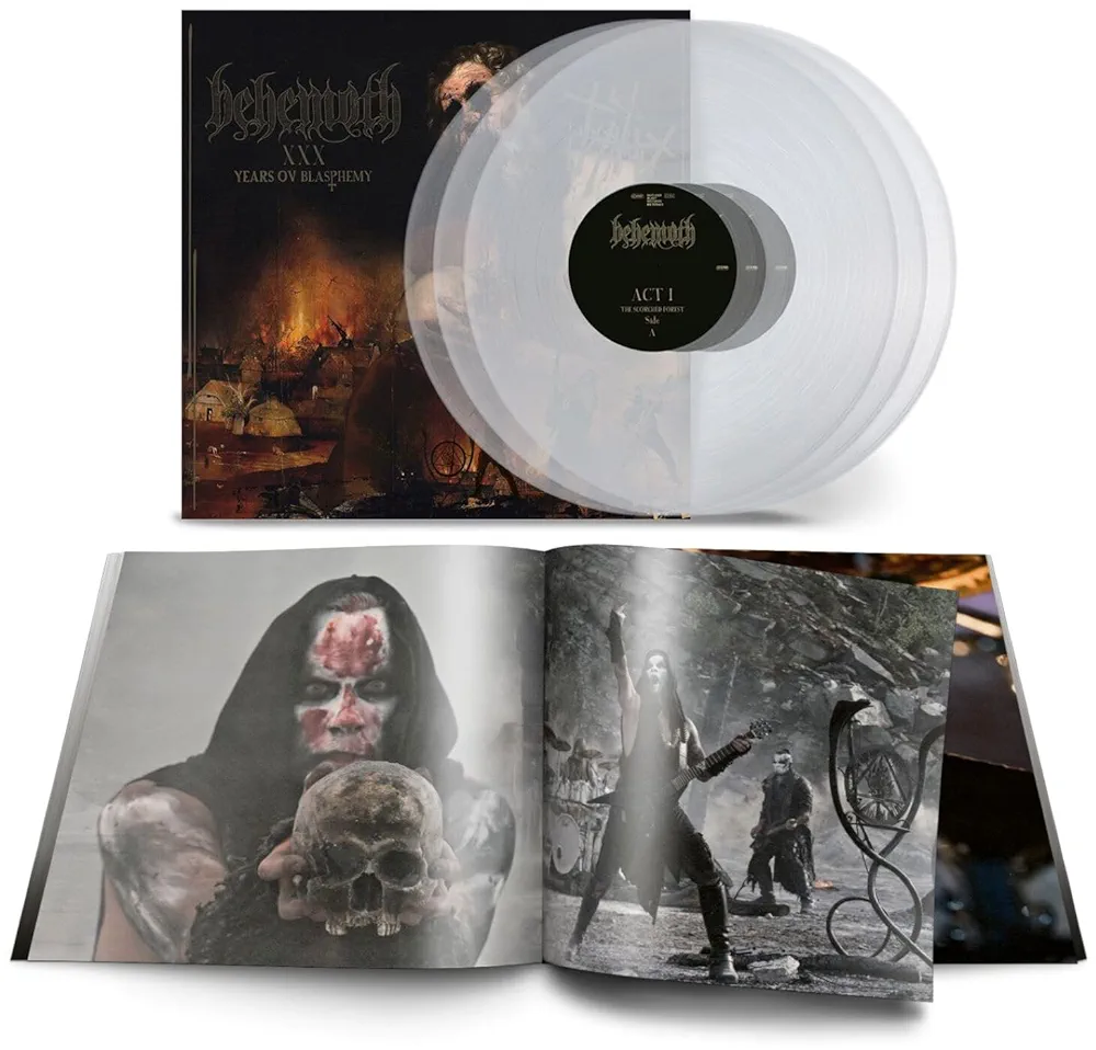 Vinilo de Behemoth - XXX Years Ov Blasphemy (Crystal Clear). Pack Set
