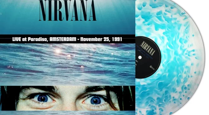 Vinilo de Nirvana – Live At Paradiso, Amsterdam - November 25, 1991 (Reissue-Unofficial-Turquoise Cloudy). LP